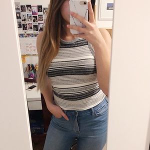 GAP Stripe Fitted Tank Top